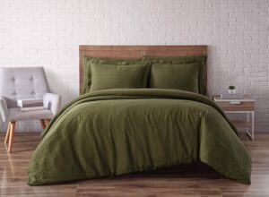 Olive Green Bed Linen Sheets